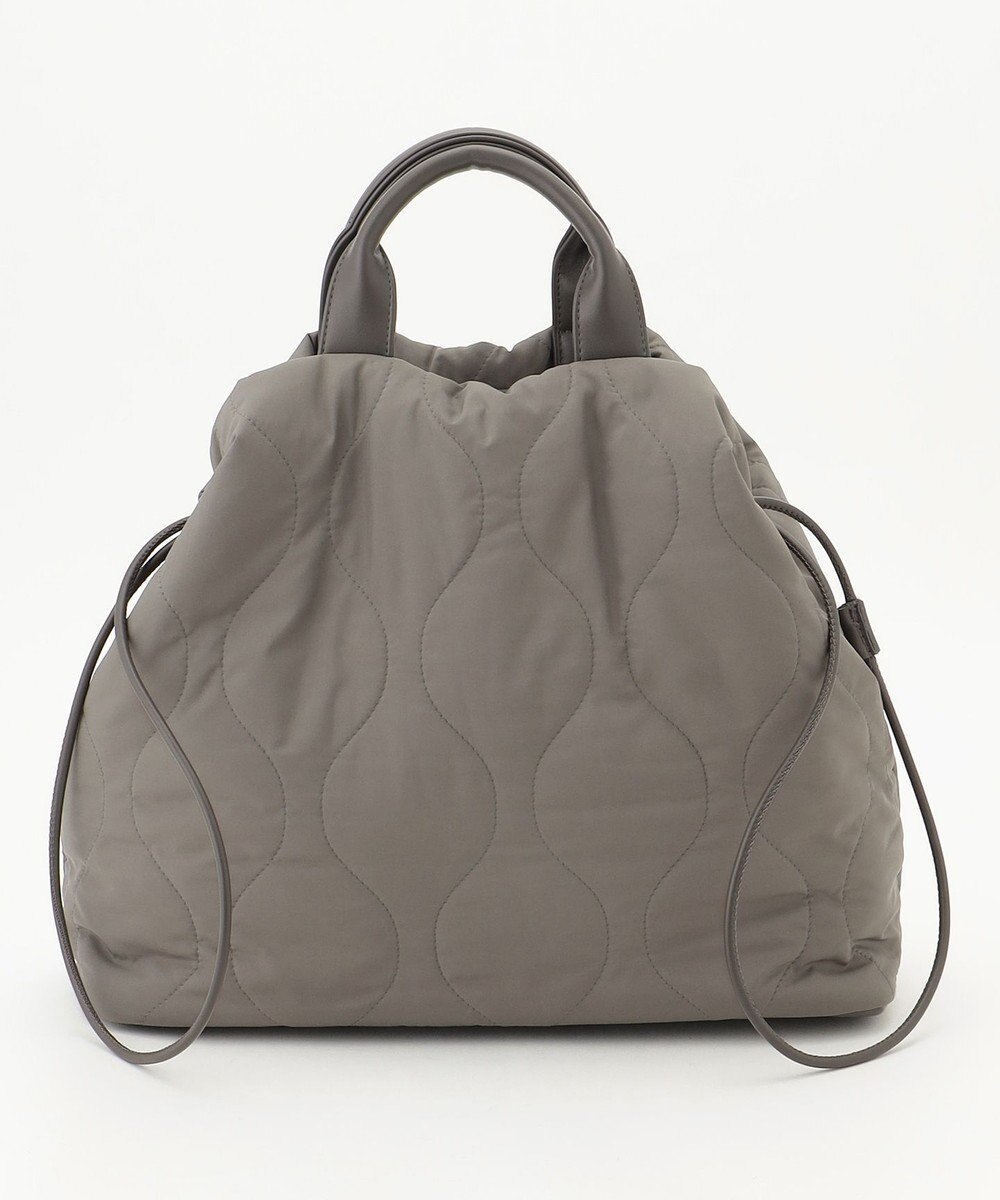 自由区 パディングキルトドロスト バッグ 