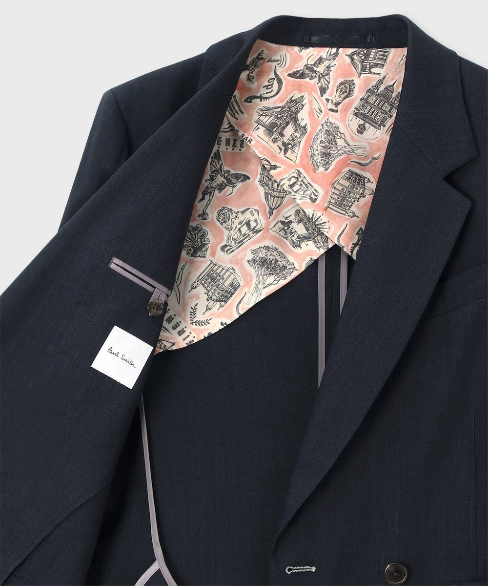 Paul Smith レーヨンリネン ダブルジャケット 