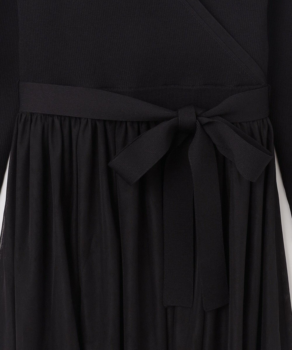 GRACE CONTINENTAL チュールコンビニットワンピース 