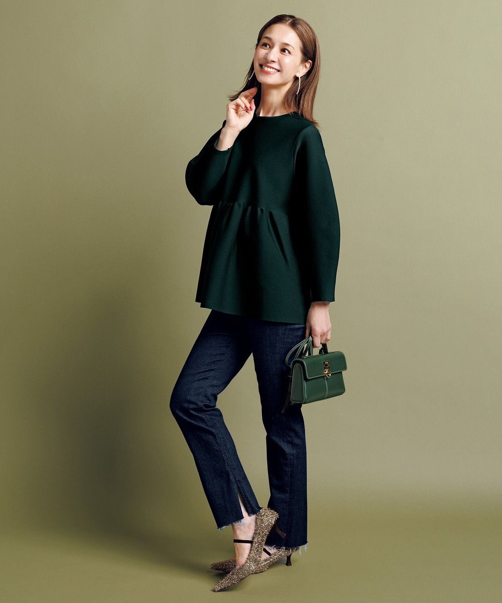 UNFILO 【VERY×UNFILOコラボ】2WAY ペプラムカーディガン 