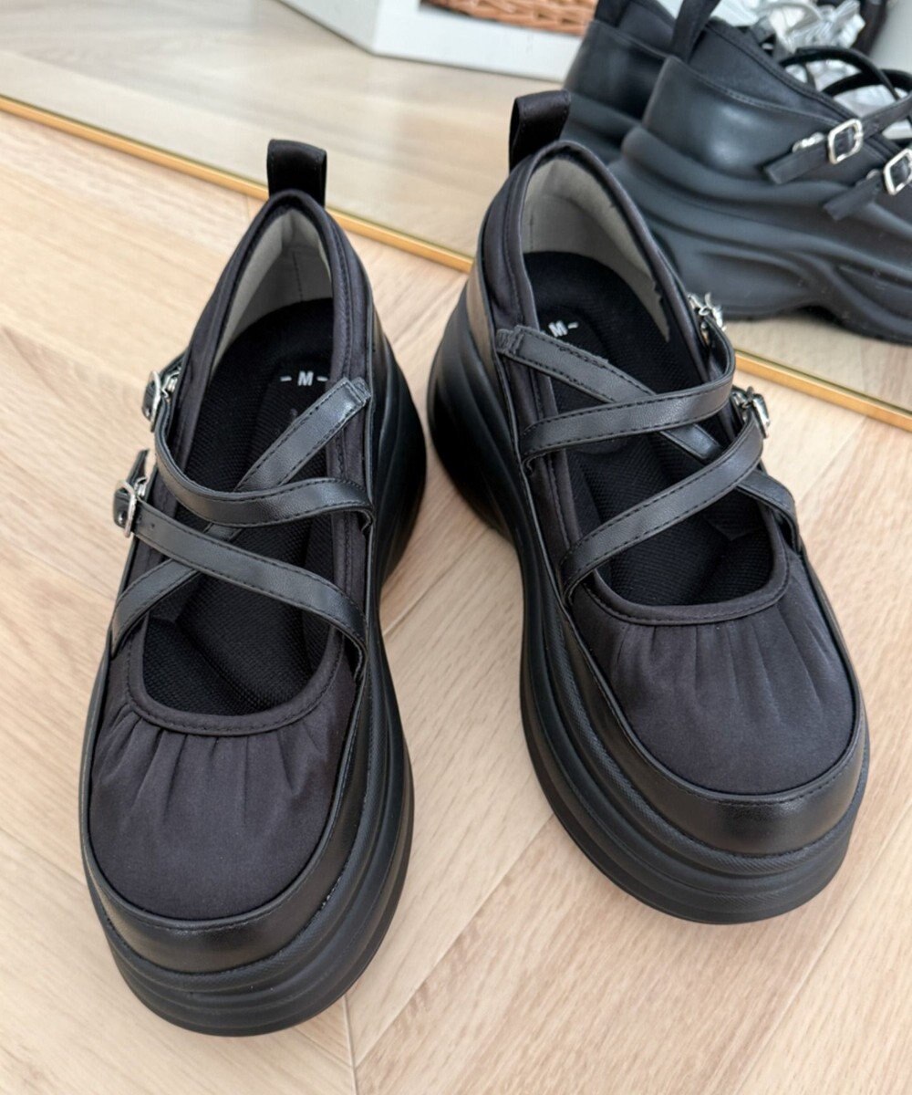 WEGO 2way厚底ストラップシューズ 