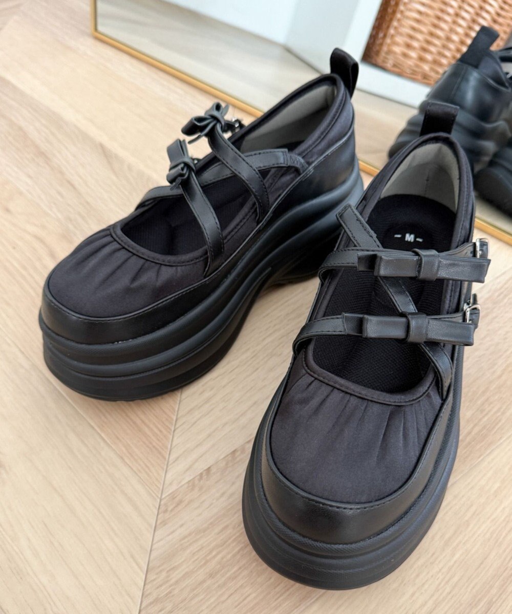 WEGO 2way厚底ストラップシューズ 