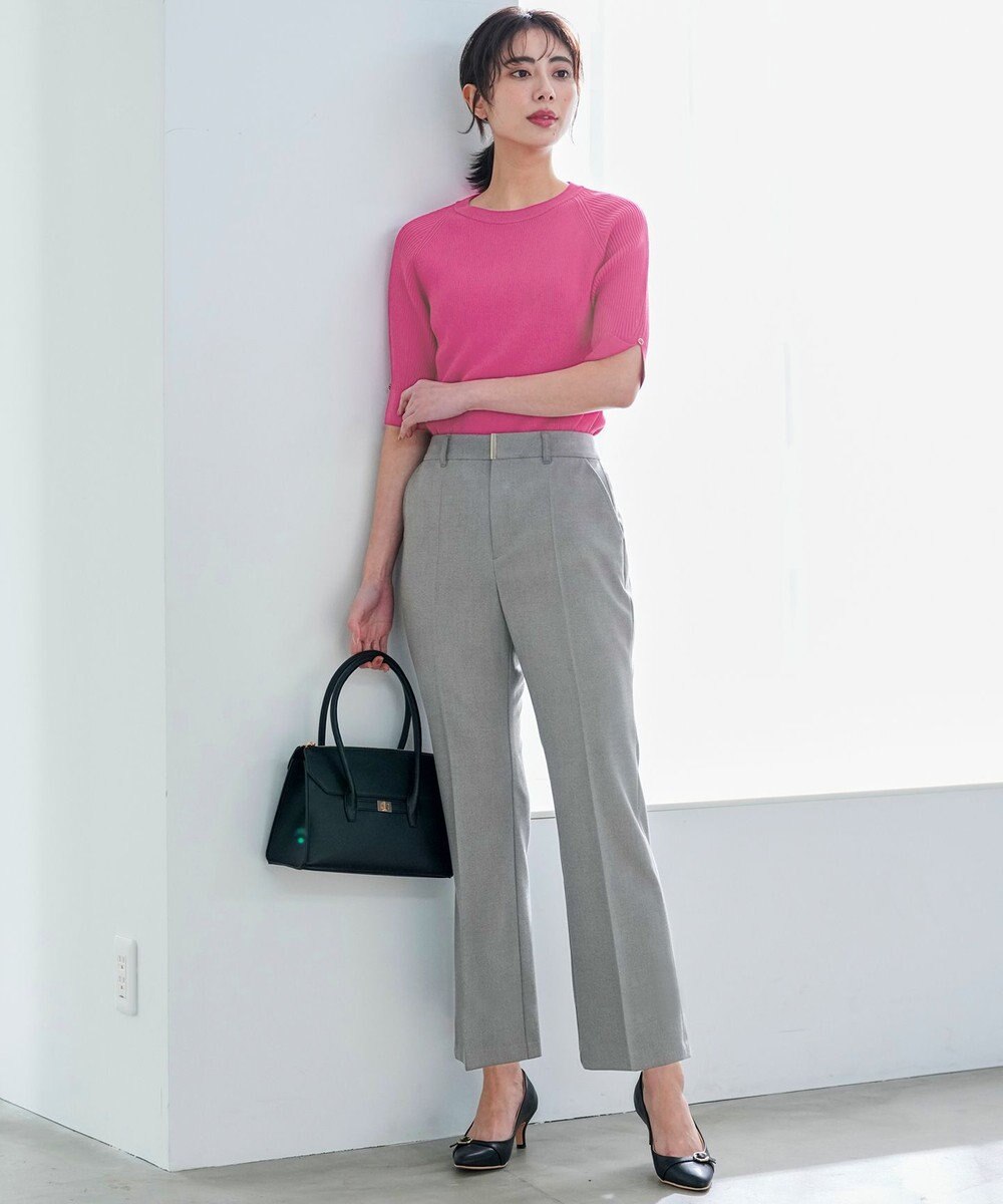 ANY SIS 【好印象ブライトニット】コクーンスリーブ ニット 