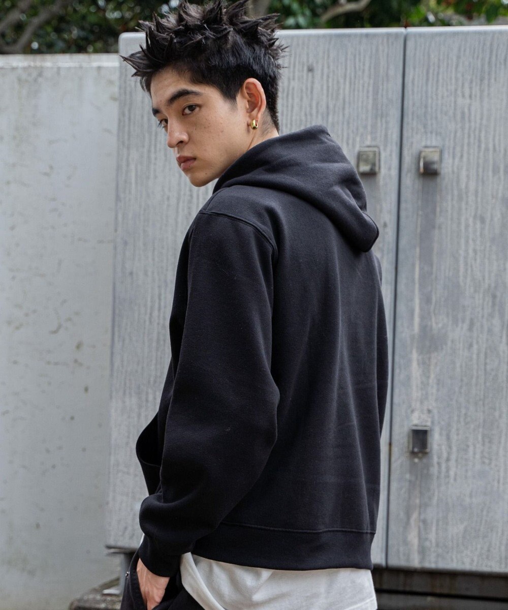 WEGO 【ユニセックス着用ITEM】リラックスフィットオーバルロゴパーカー 