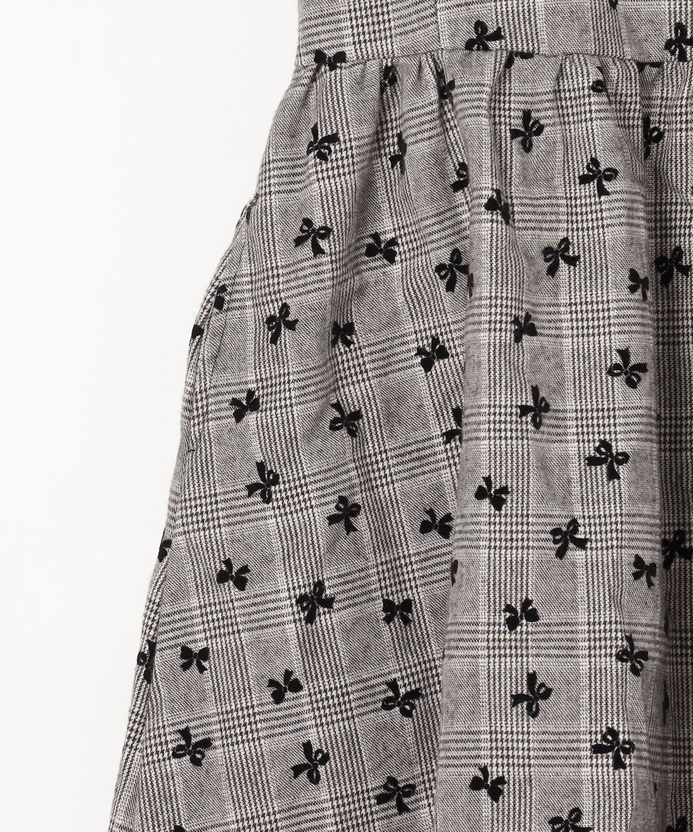 ANY KIDS チェック柄 ドッキング ワンピース 