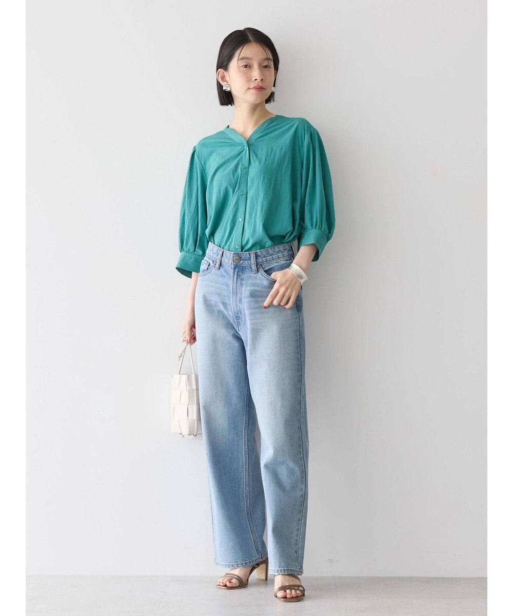 AMERICAN HOLIC 接触冷感　袖ボリュームブラウス 