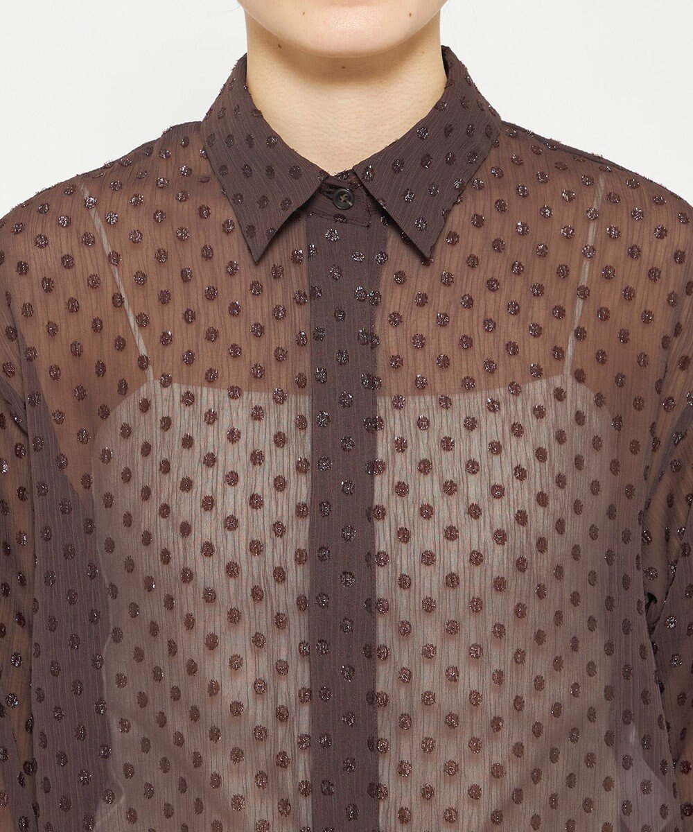 uncrave シアードットジャガード シャツ 