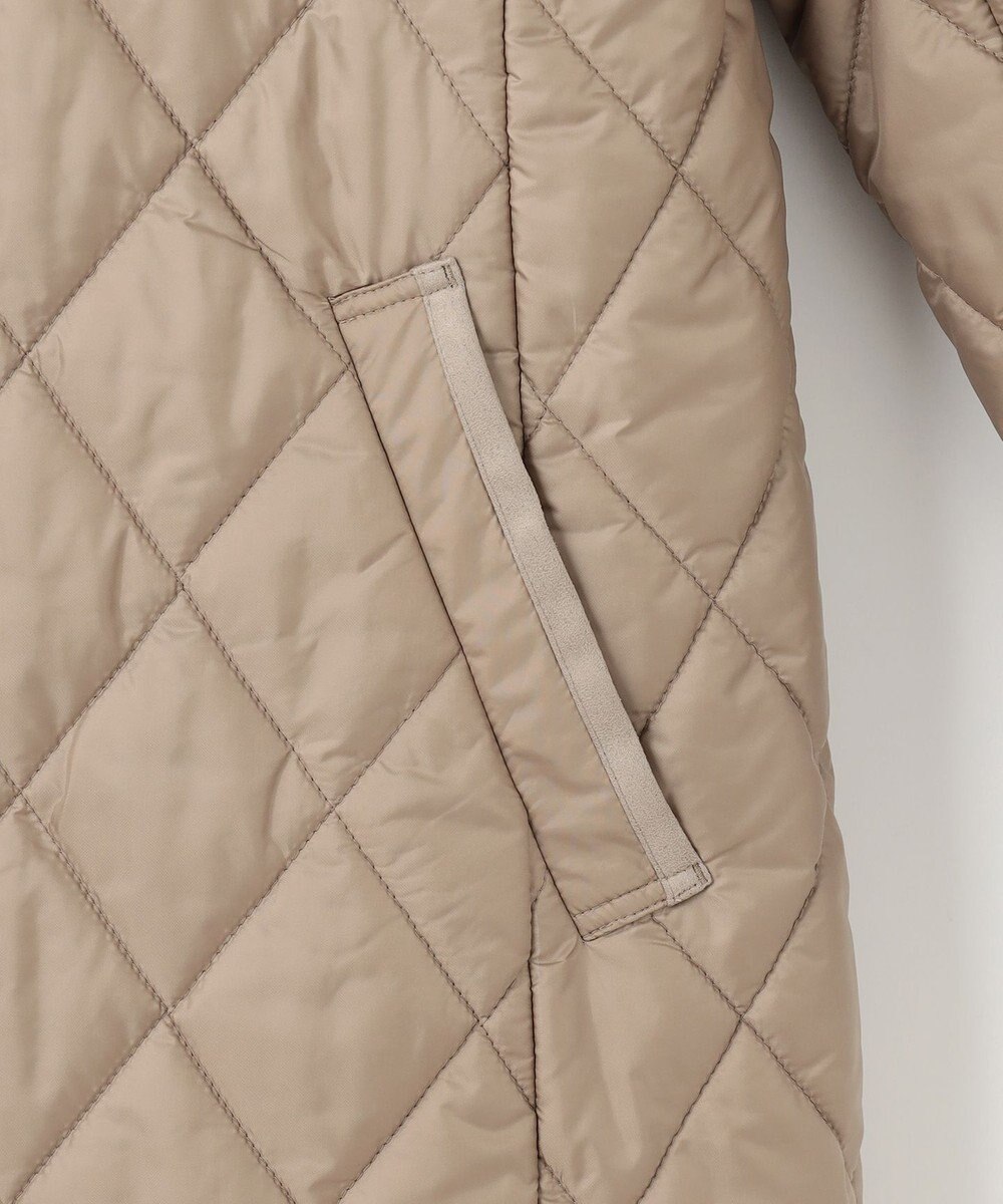 J.PRESS LADIES L 【WEB限定カラーあり・洗える】コンパクトタフタキルティング フーデッド コート 