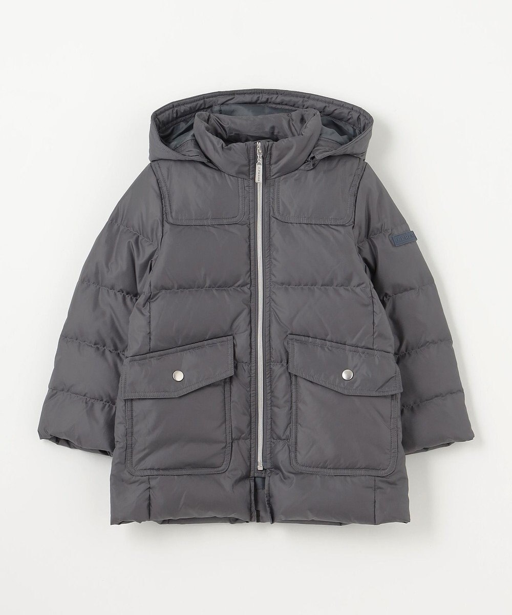 J.PRESS KIDS 【110-130cm】【撥水】50Dタフタ ダウンコート 