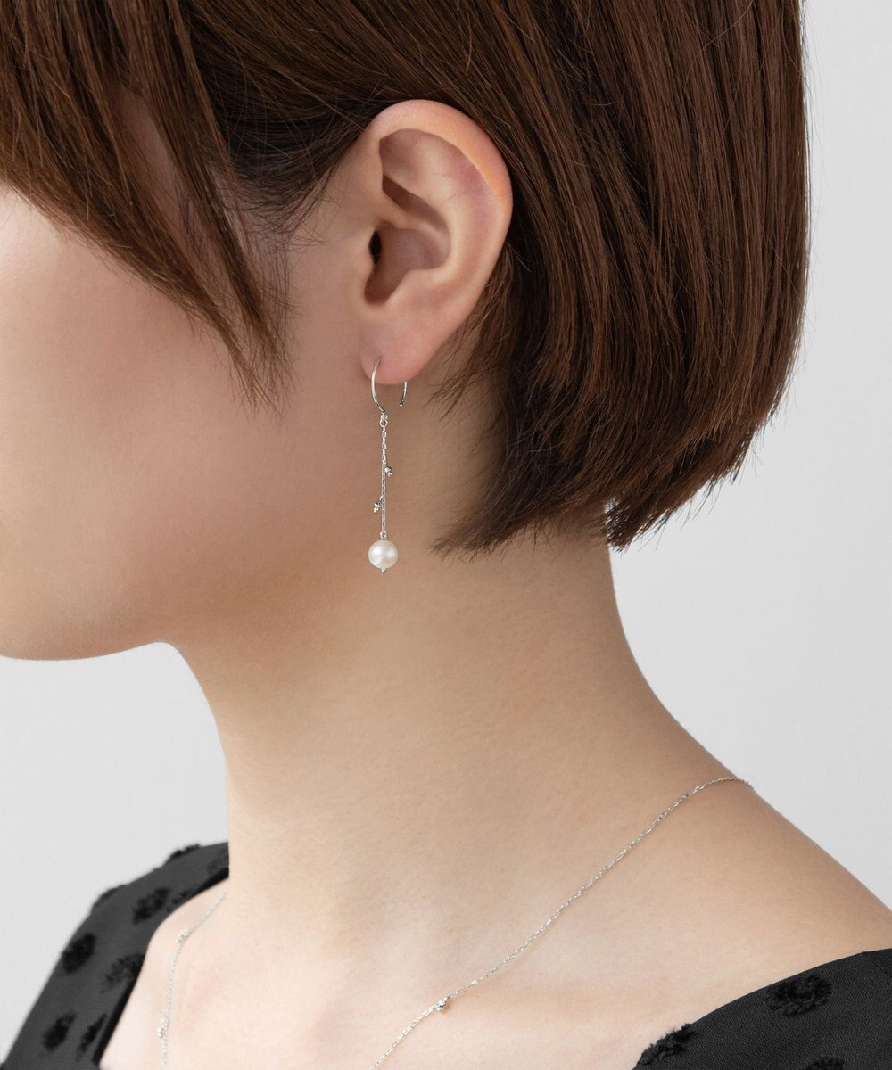 TOCCA 【WEB限定】SEEDS PEARL PIERCED EARRINGS K10ホワイトゴールド 淡水パールピアス 