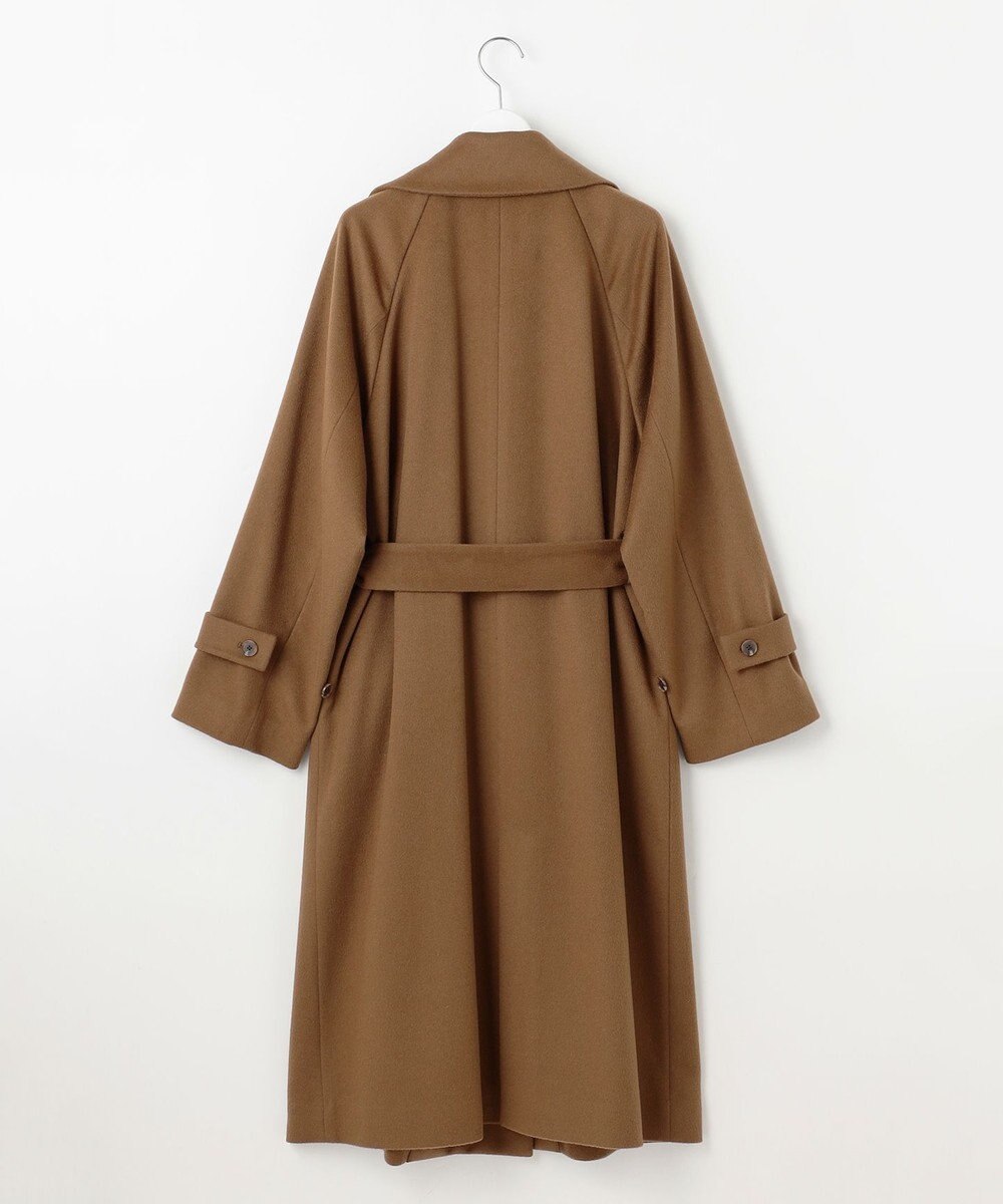 自由区 L 【SHIHOさん着用】Super100sライトビーバーロング コート 