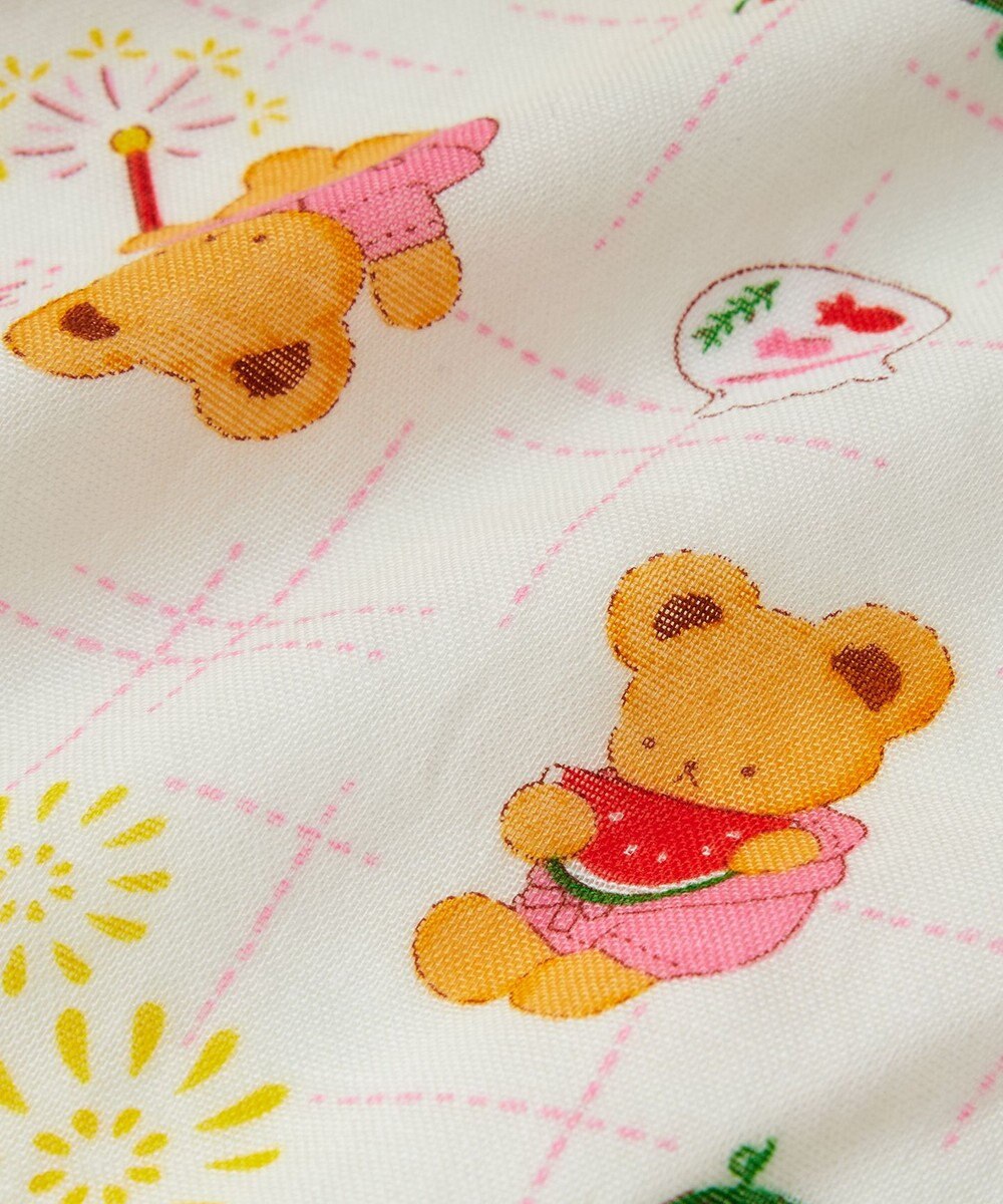 MIKI HOUSE HOT BISCUITS 【ミキハウス】【60-80cm】ミキハウスベア 甚平オール 