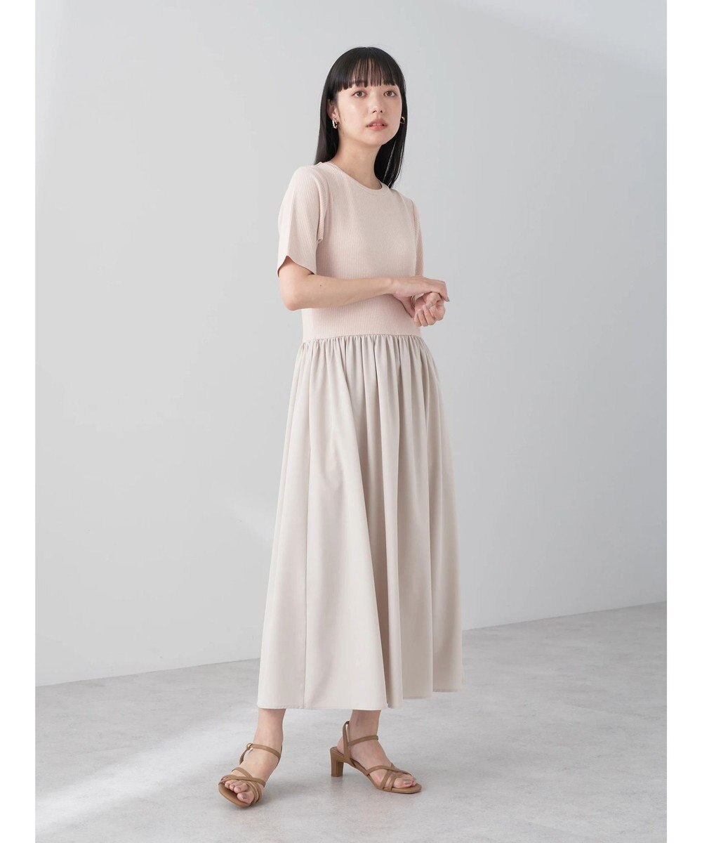 earth music&ecology ショートスリーブドッキングワンピース 