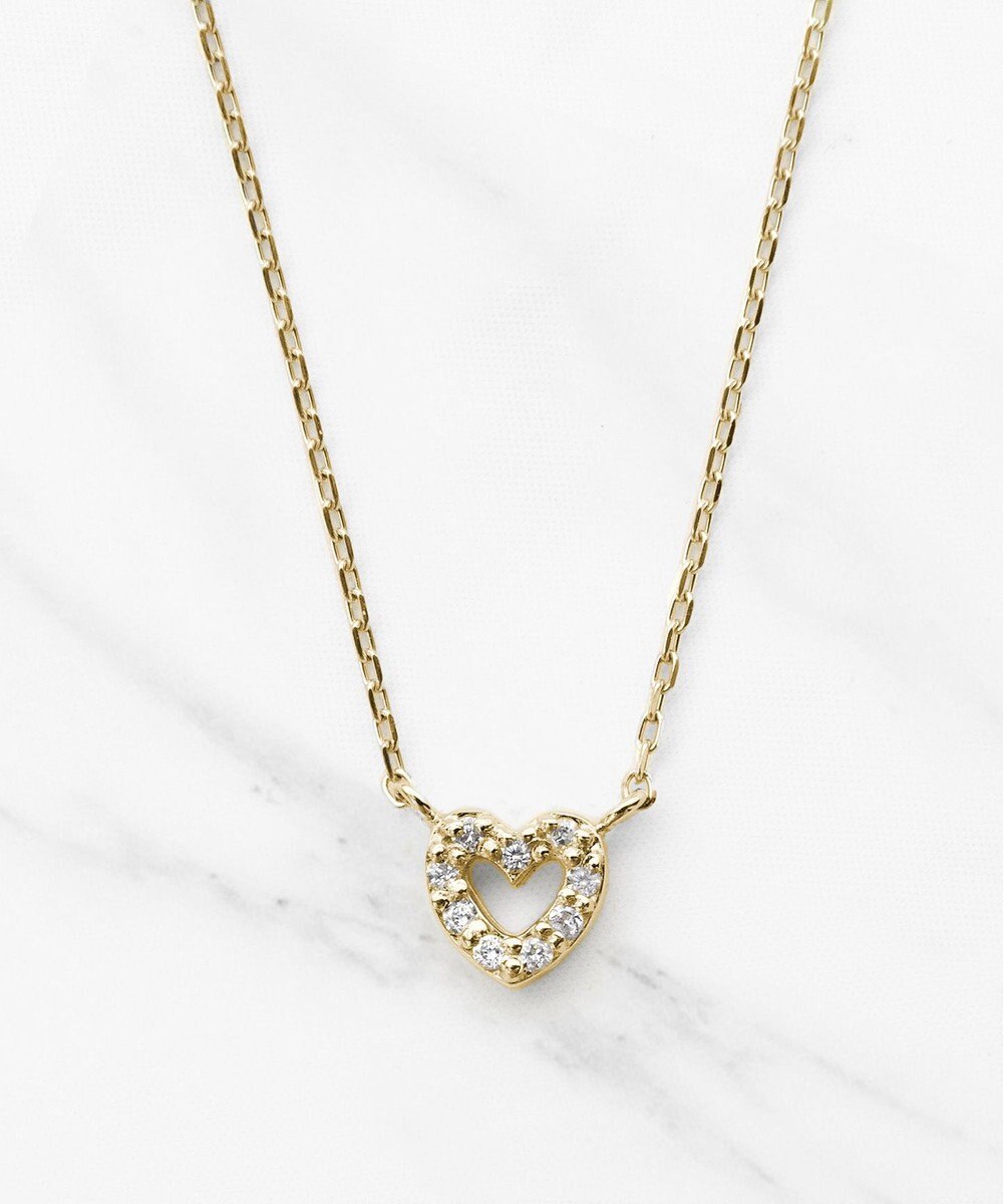 TOCCA 【WEB限定】IN YOUR HEART NECKLACE K10 ダイヤモンド ネックレス 
