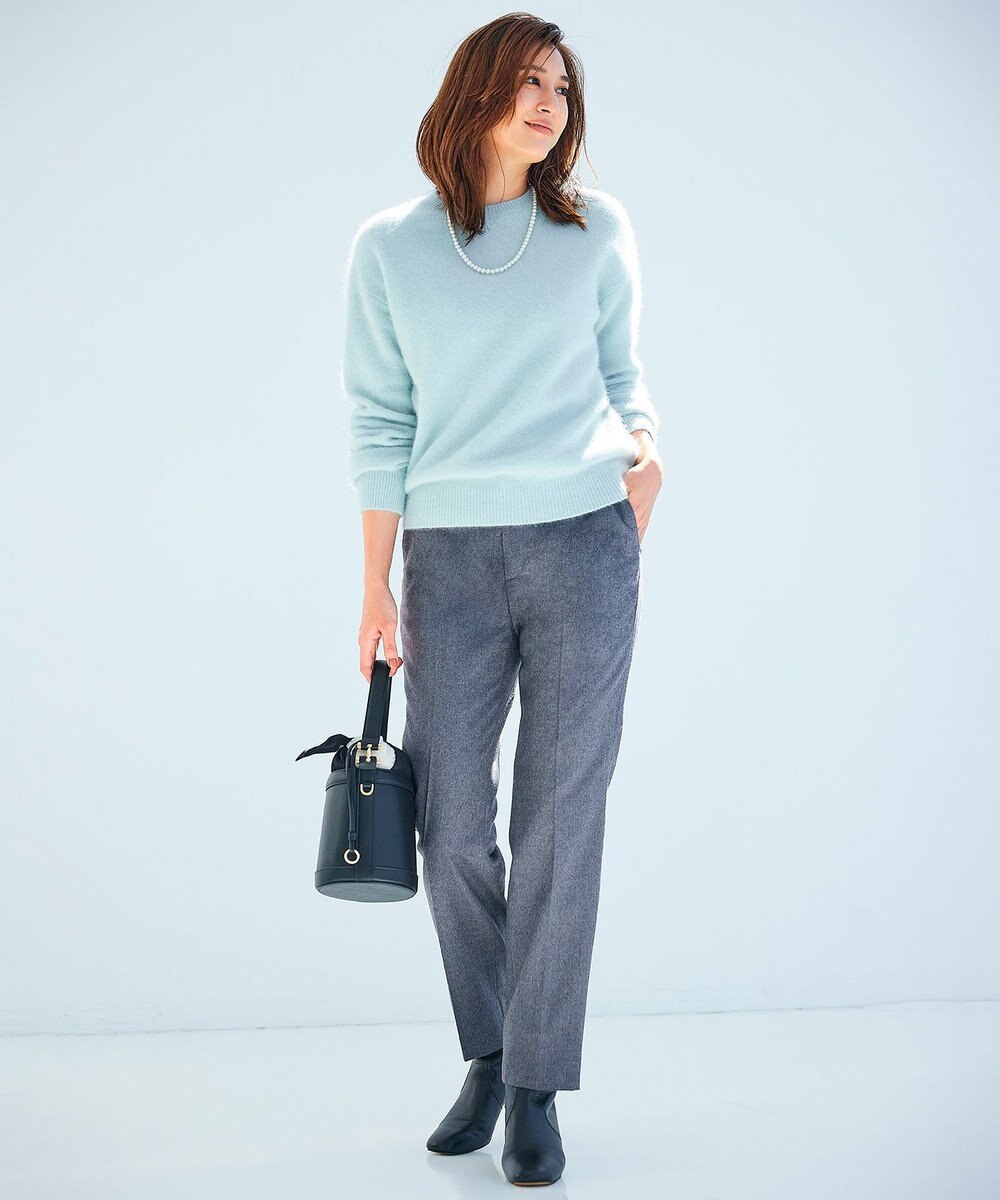 23区 【CLASSY.1月号掲載】ウールミルドストレッチ テーパードパンツ 