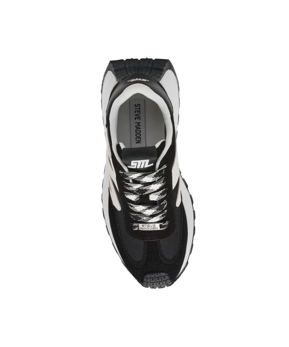 STEVE MADDEN SUPERCAMPO ランナースタイル厚底スニーカー 
