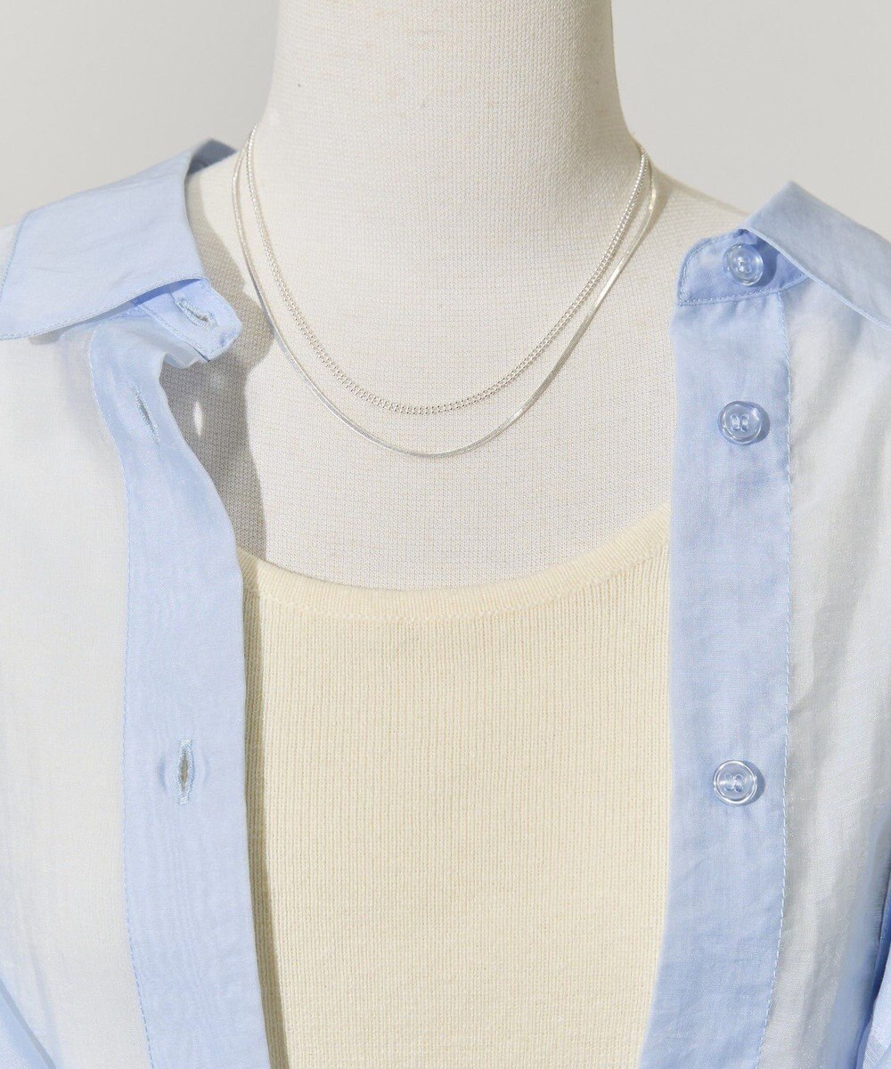 AMERICAN HOLIC 2連ワイドチェーンネックレス 