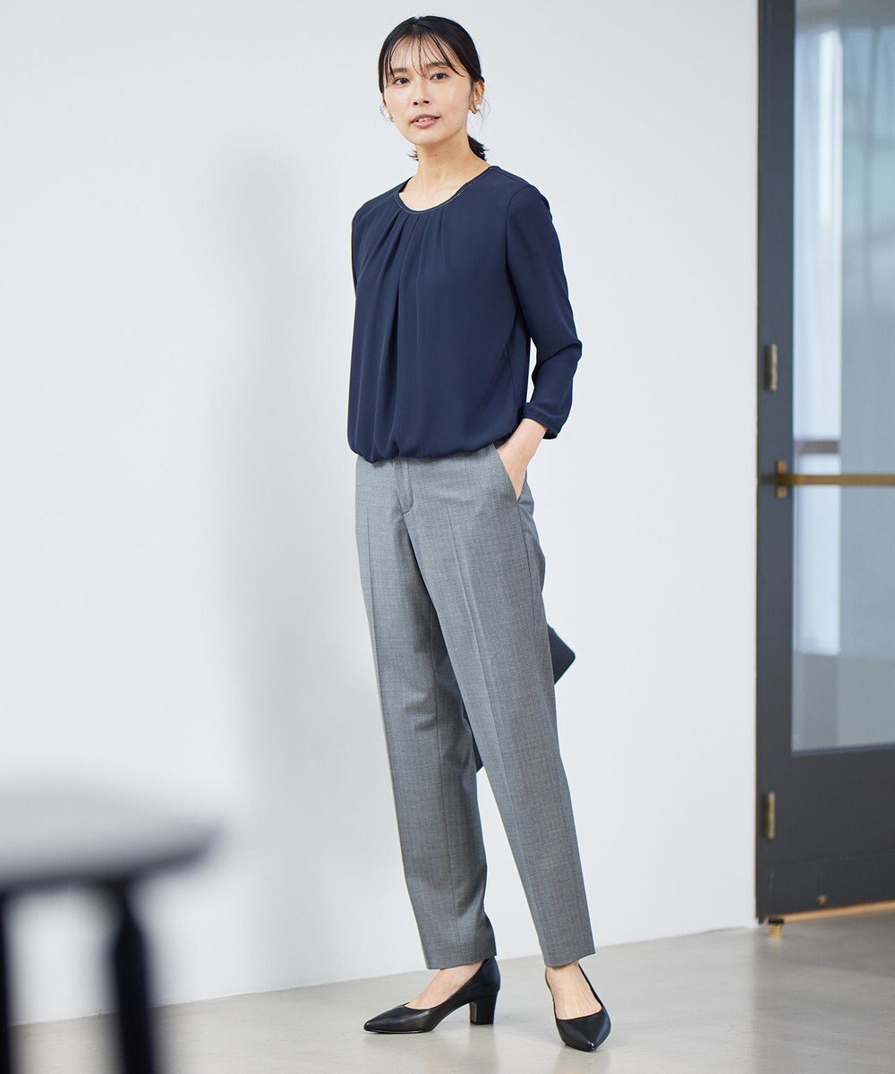 23区 S 【セットアップ対応】ファインネスウール テーパード パンツ 