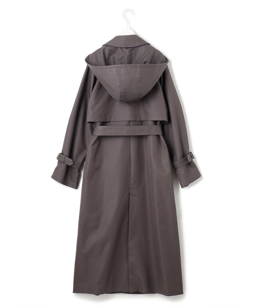 ICB TCシャンブレーツイル 2WAYトレンチコート 