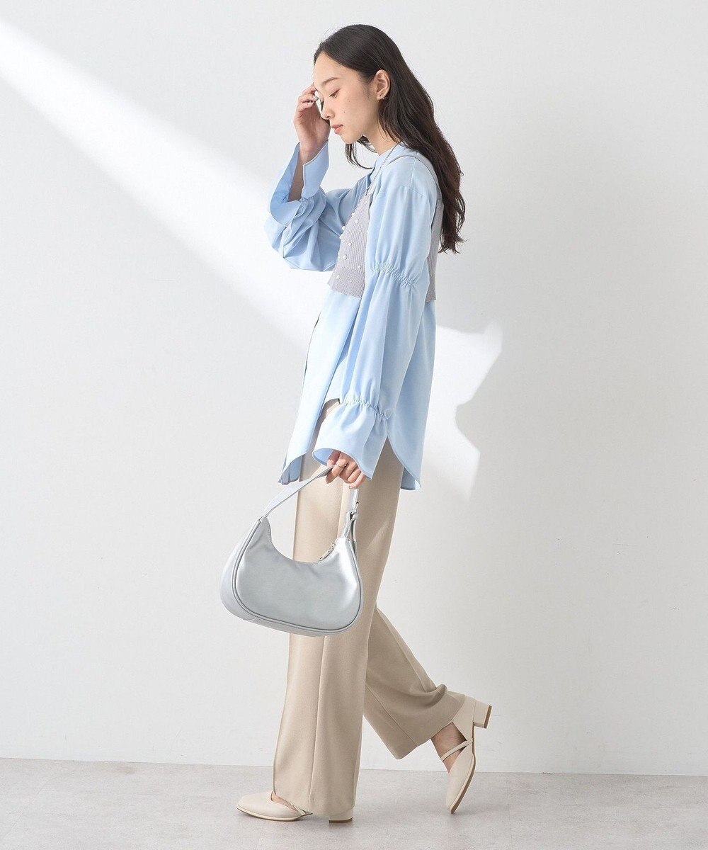 earth music&ecology ＳＥＴ２点パールビスチェ＋シャツ 