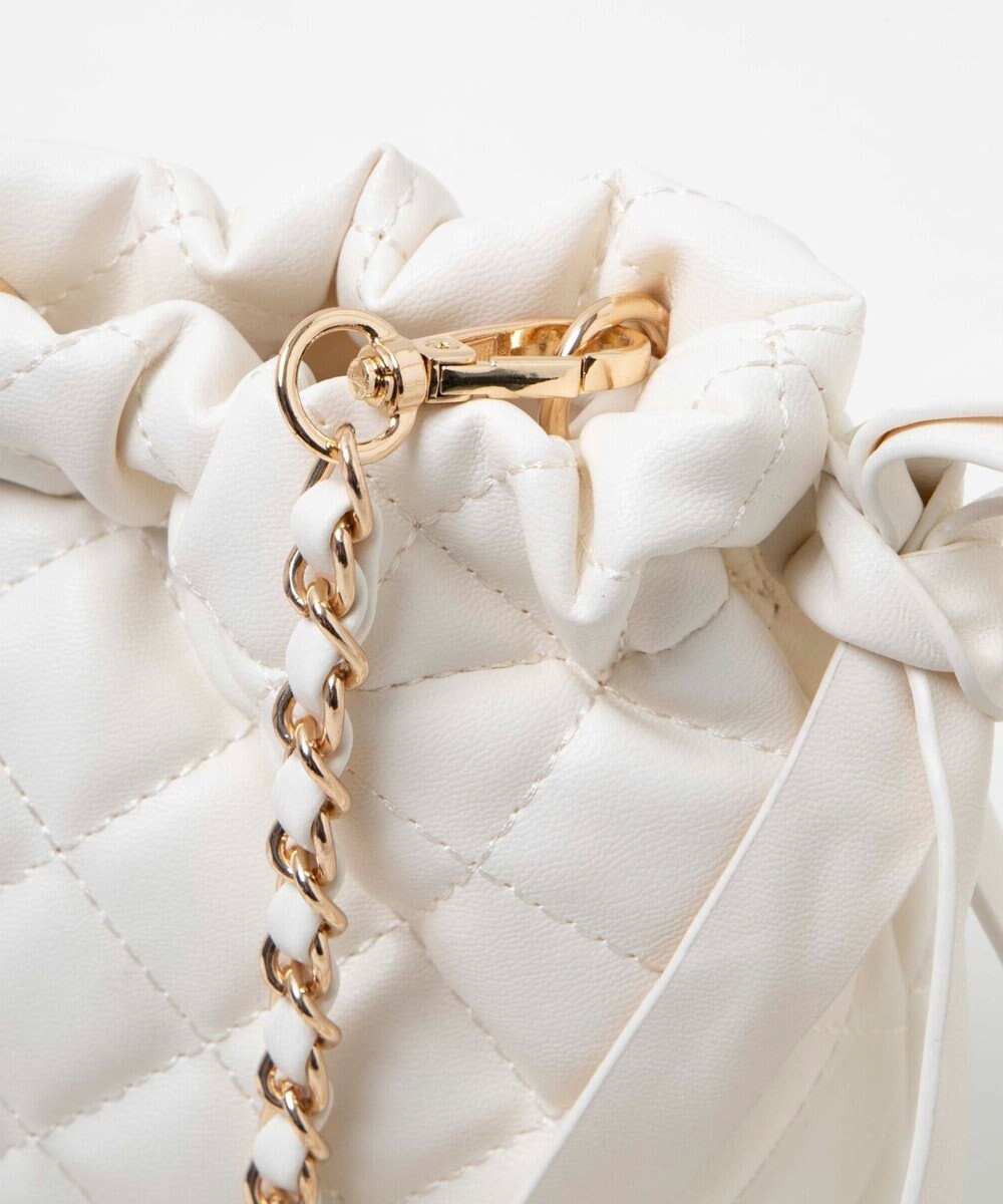 WEGO サイドリボンキルティングショルダー 