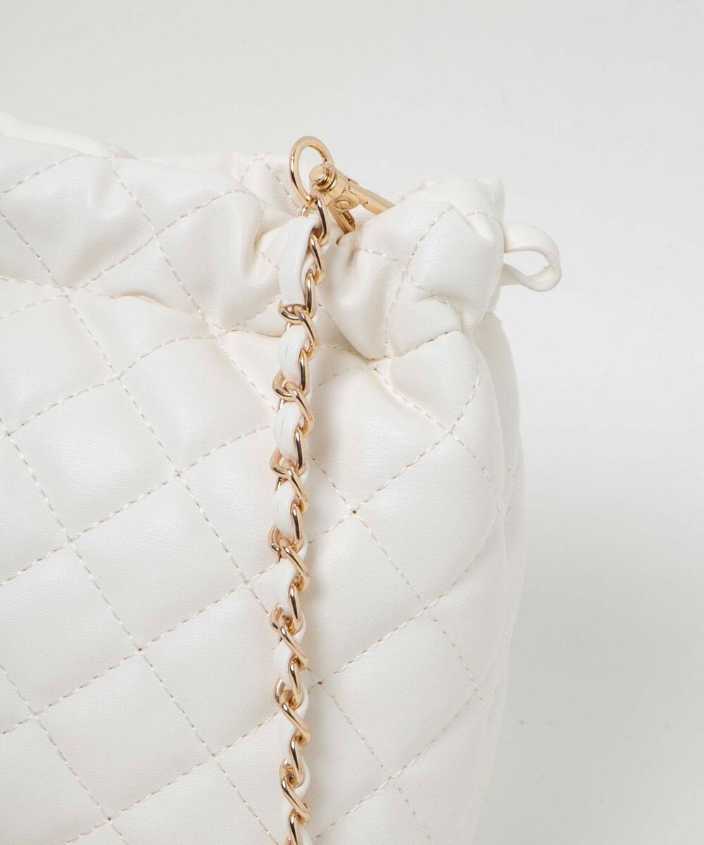 WEGO サイドリボンキルティングショルダー 