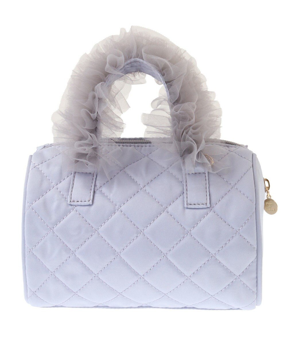 Maison de FLEUR EC限定チュールハンドルラインストーンボストン 