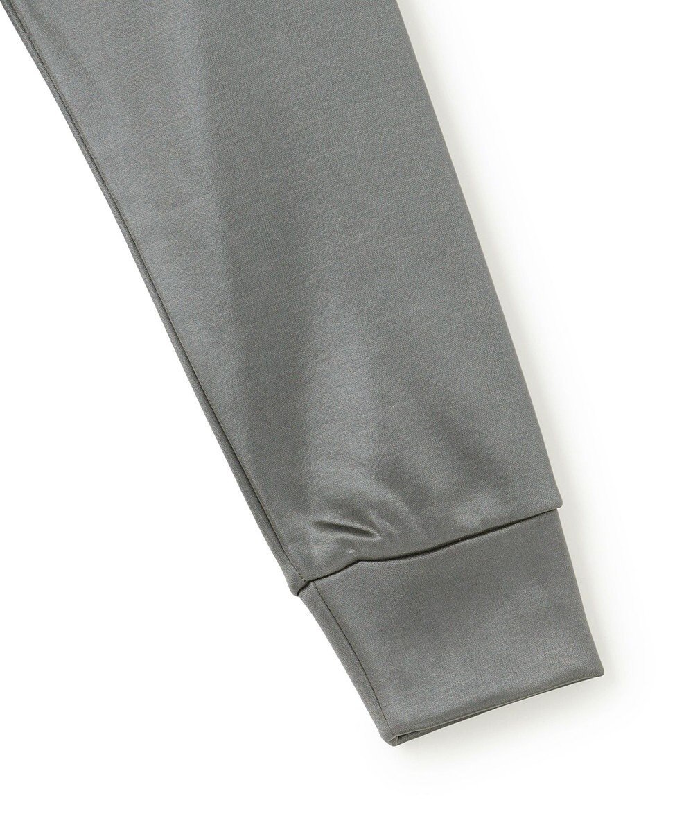 ICB L 【洗える】サテンボンディング クルーネックプルオーバー 