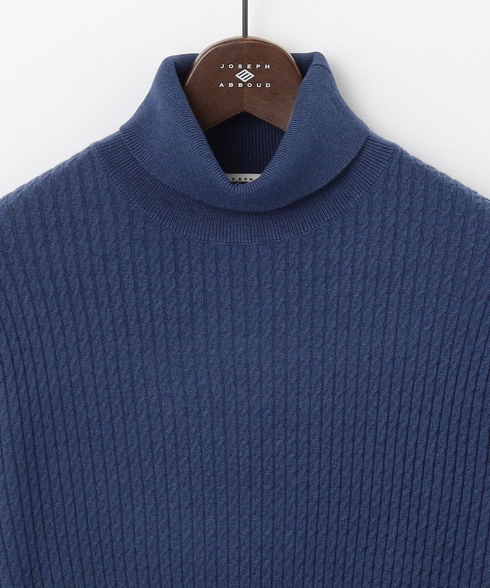 JOSEPH ABBOUD 【キングサイズ・チクチクしないタートルネック/イージーケア/3シーズン対応】 コンフォートタートルネックセーター 