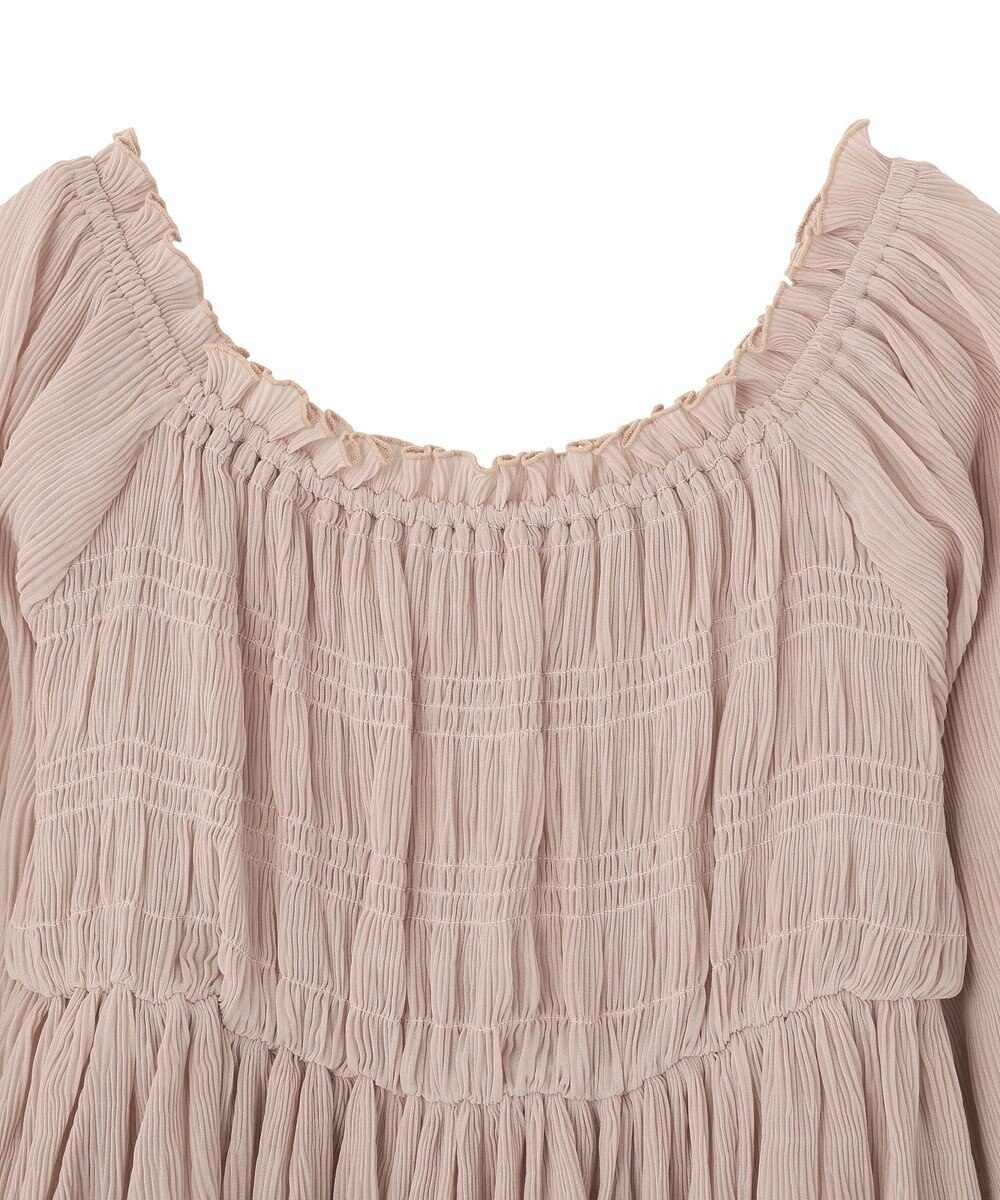 earth music&ecology 【2WAY】シャーリングフリルオフショルブラウス 