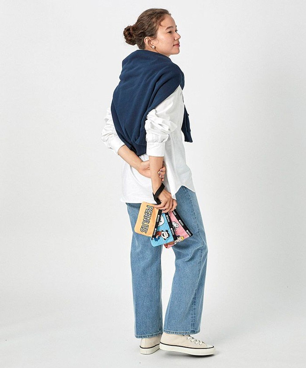 LeSportsac TRIPLE POUCH SET WITH WRISTLET/ピーナッツギャングリストレット 