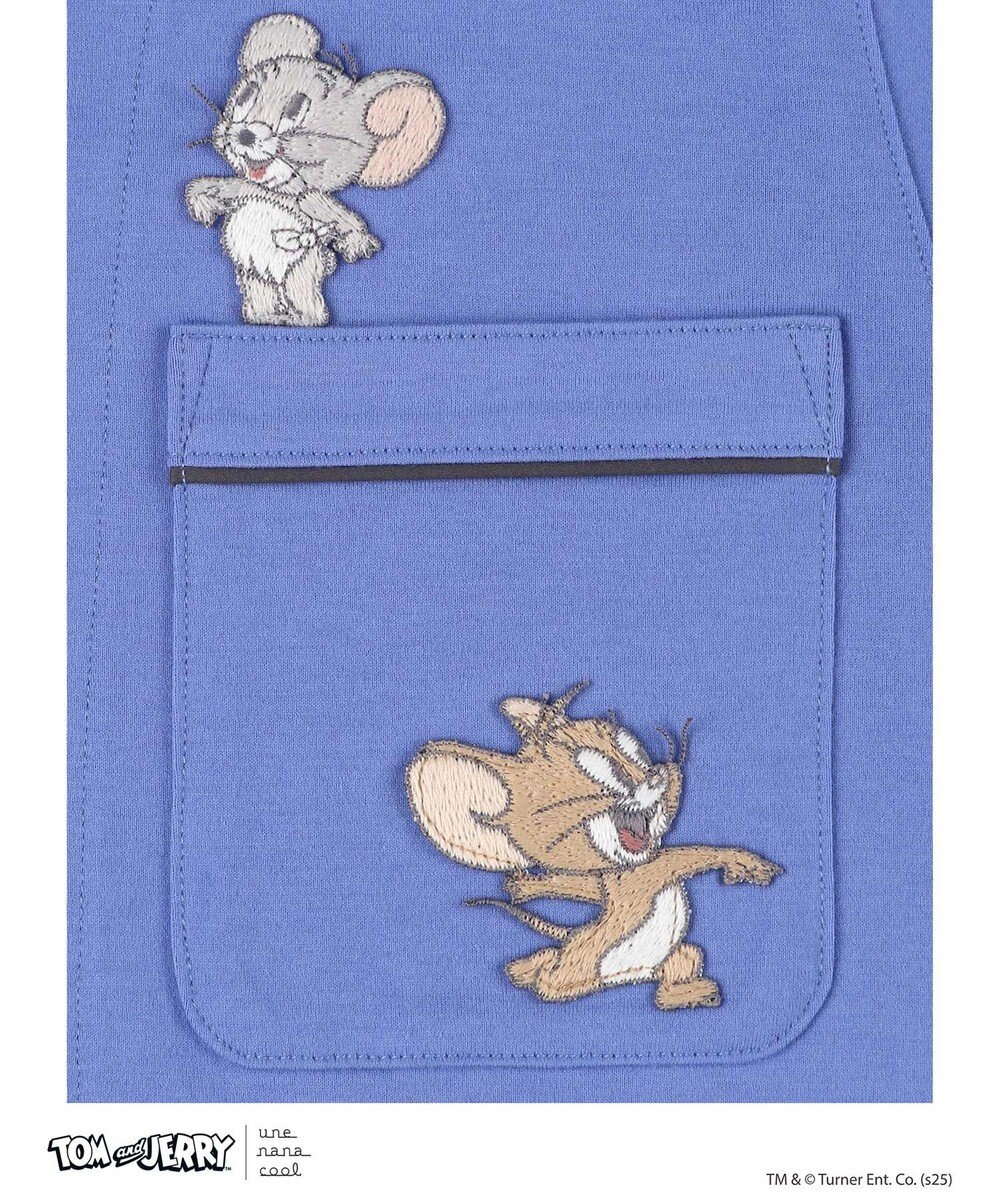 une nana cool トムとジェリー × une nana cool 【綿100％】開襟パジャマ 