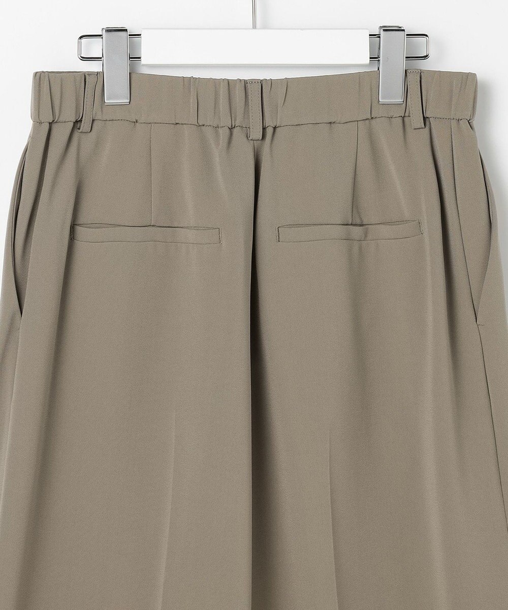 自由区 L 【19号サイズまで展開・カタログ掲載】トリアセダブルクロスワイドストレート パンツ 