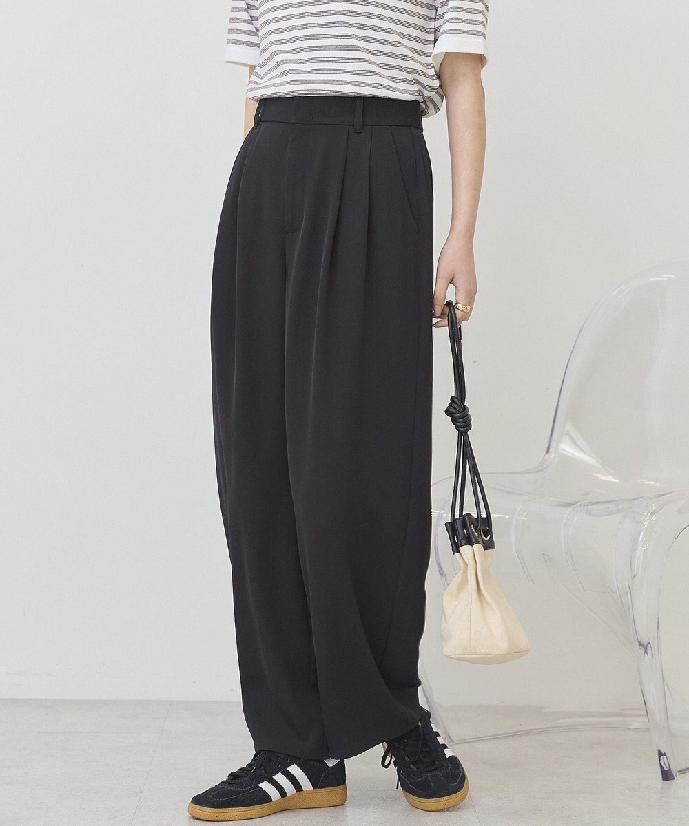 AMERICAN HOLIC 【イージーケア】ドレープパンツ 