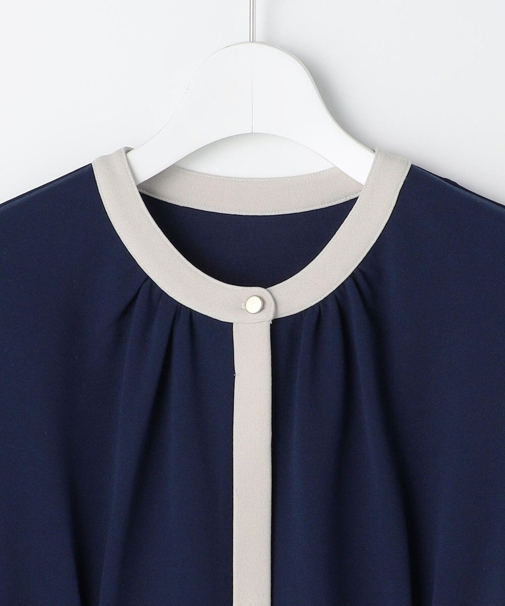 ANY SIS L バイカラー ワンピース 