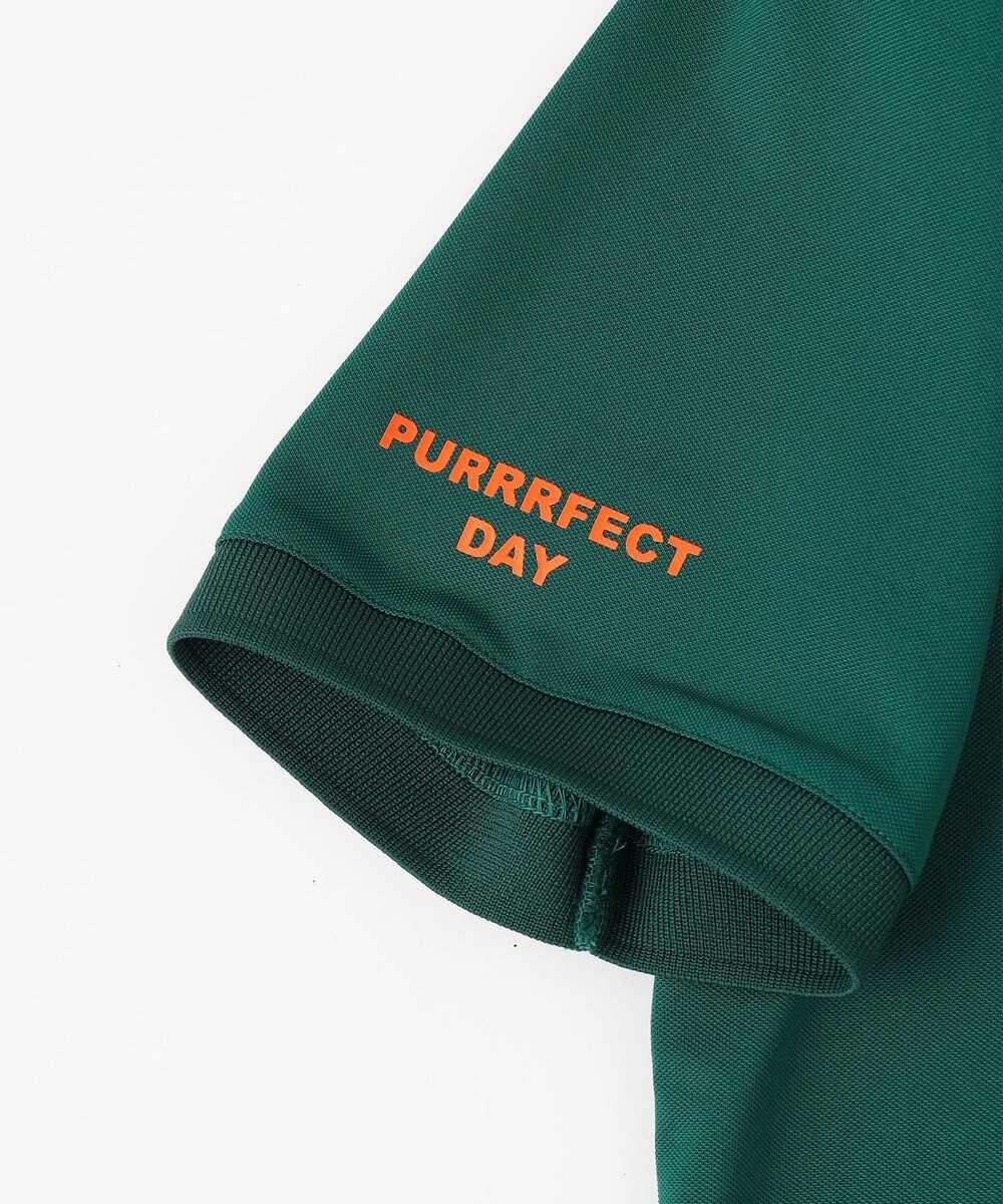 PW CIRCULUS 【WOMEN】【ストレッチ/UVケア】フェイクレイヤード カノコ ポロシャツ ゴルフウェア レディース 