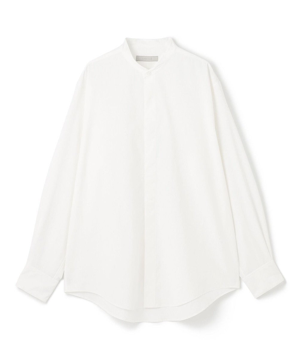 UNFILO MENS コンフォートシャツ バンドカラー 