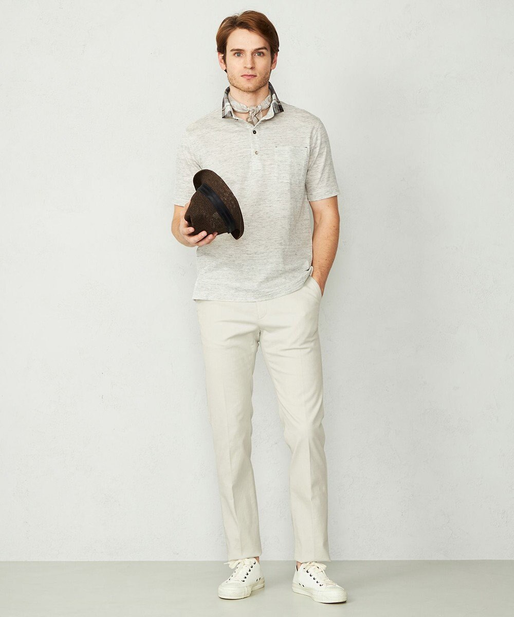 JOSEPH ABBOUD 【オーガニックコットン】ハイパワーカルゼ パンツ 