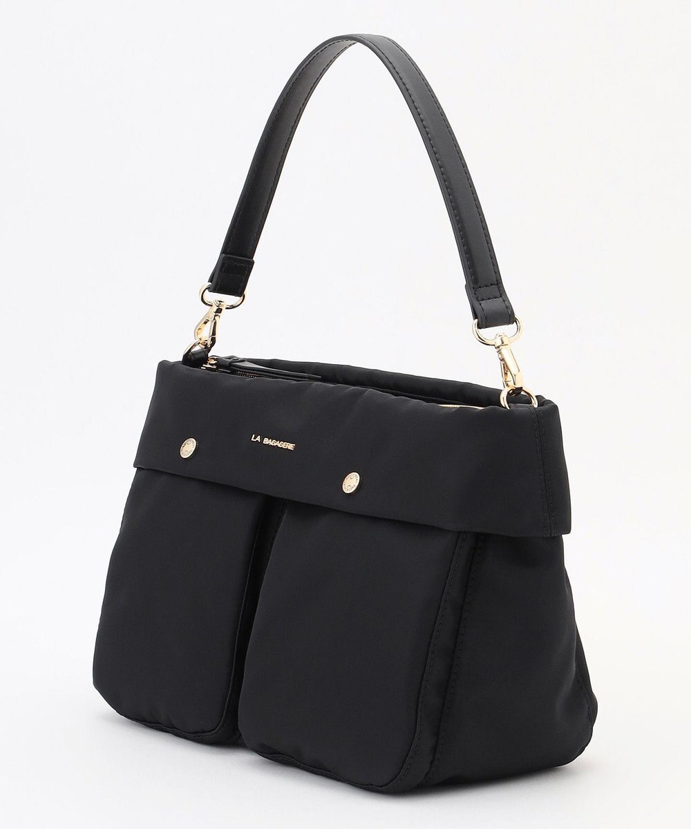 LA BAGAGERIE ダブルフロントポケット2WAYショルダー 