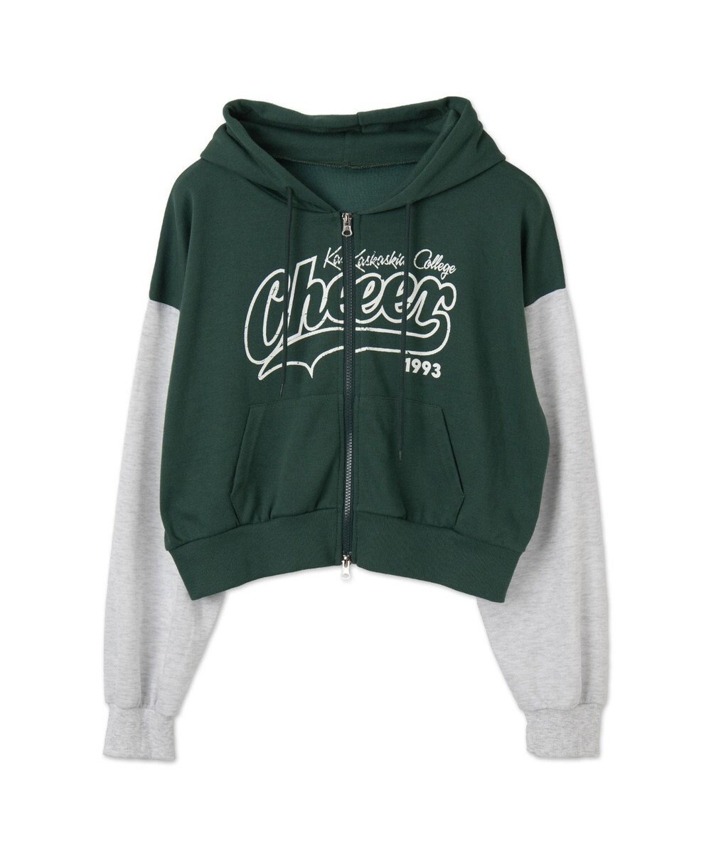 WEGO チアロゴWジップパーカー 