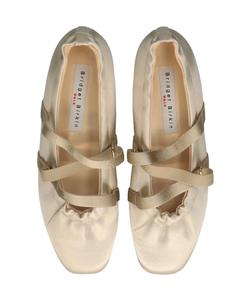 Bridget Birkin ＜3E＞【Bridget Birkin Walk】サテンギャザーウォーキングパンプス 