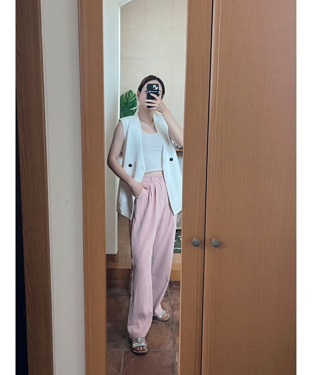 Green Parks AnriettMusee ネック切替デザインベスト 