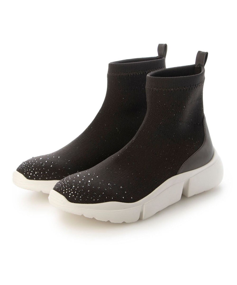 MODE ET JACOMO <MODE ET JACOMO>ハイカットニットスニーカー 