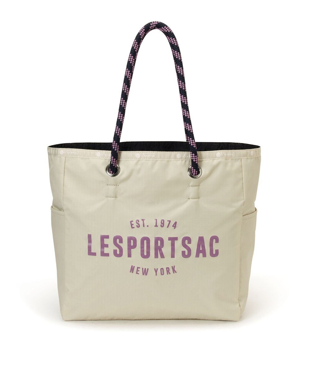 LeSportsac ML 2 WAY TOTE        /2ウェイビスケットベージュ/ディープシー 