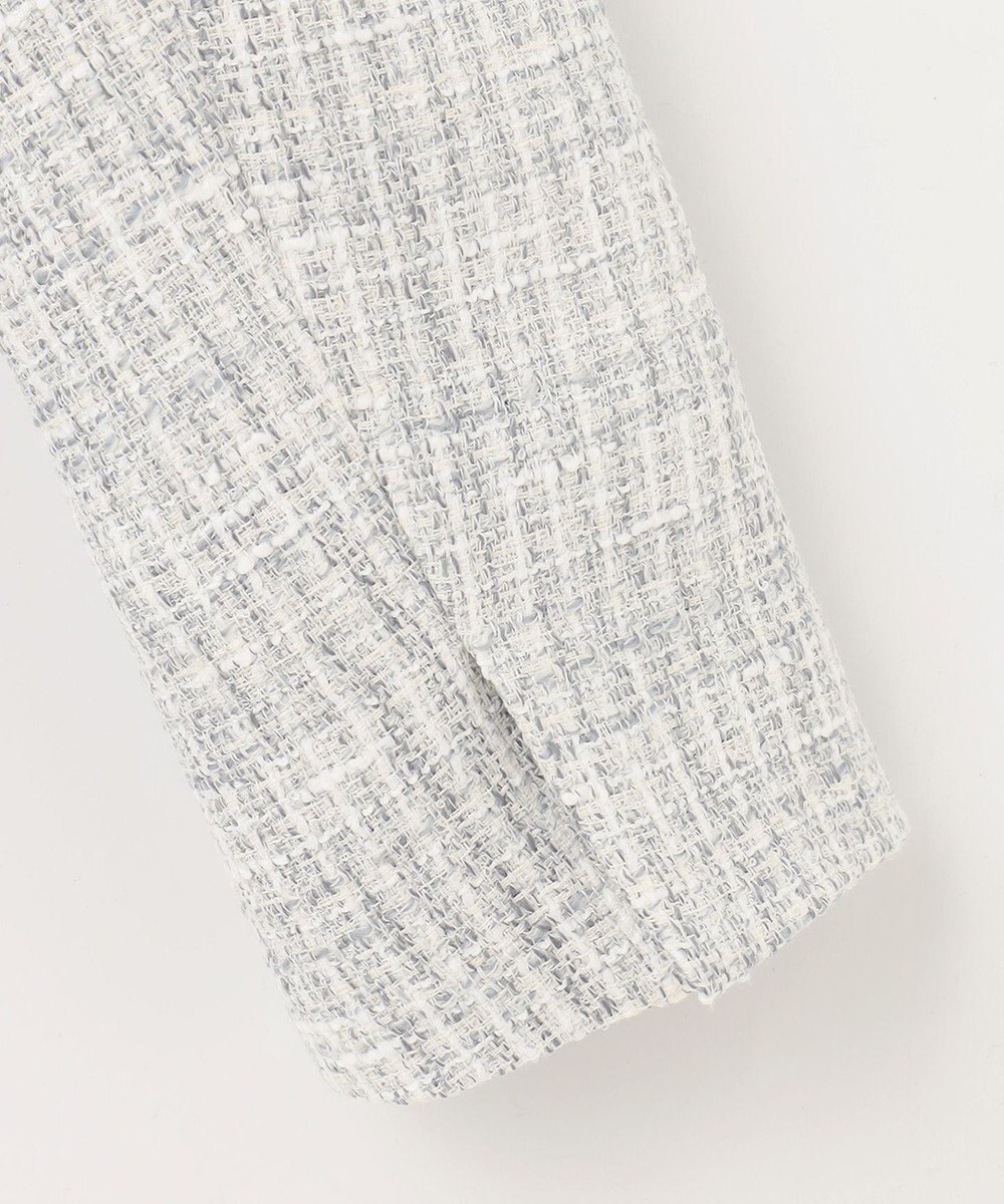 J.PRESS LADIES ファンシーツイード ノーカラー ジャケット 