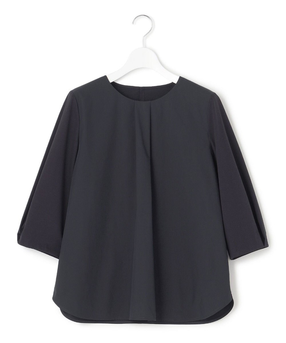 23区 【洗える】ブラウスライクジャージー プレーン カットソー 