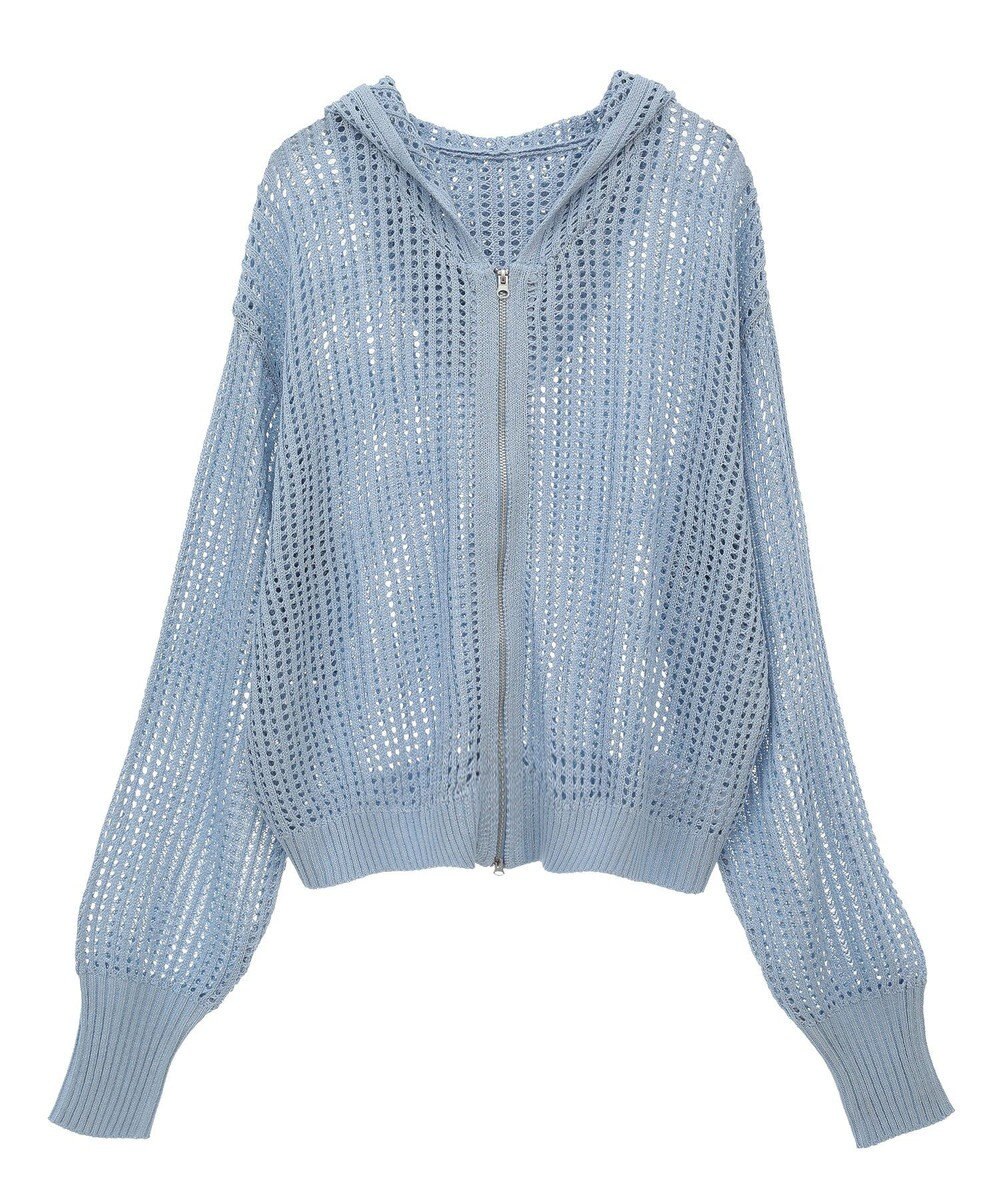 Green Parks メッシュニットパーカー 