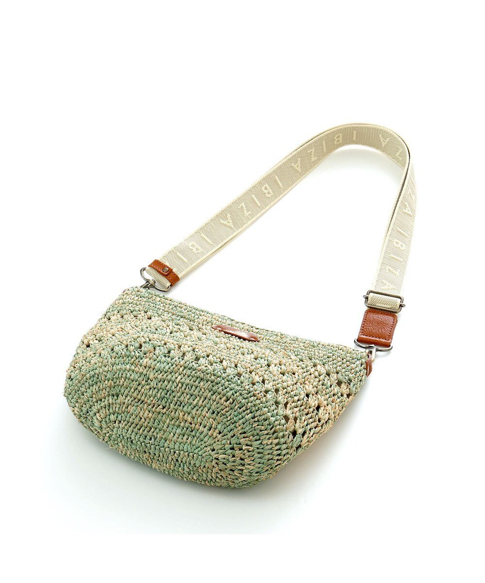 IBIZA ラフィア　ショルダーバッグ 