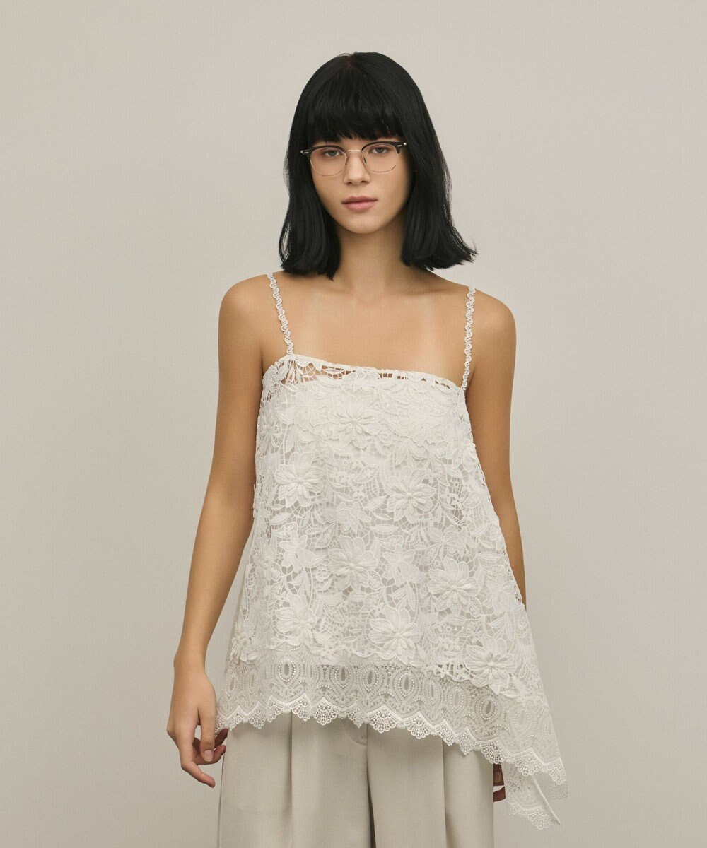 GRACE CONTINENTAL フラワーレースキャミソール 