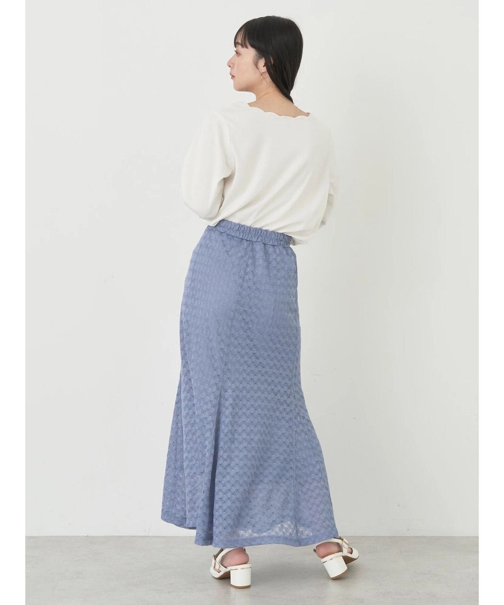 earth music&ecology スカラップブラウス 